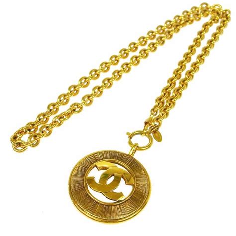 vintage chanel coin necklace|pre owned Chanel fine jewelry.